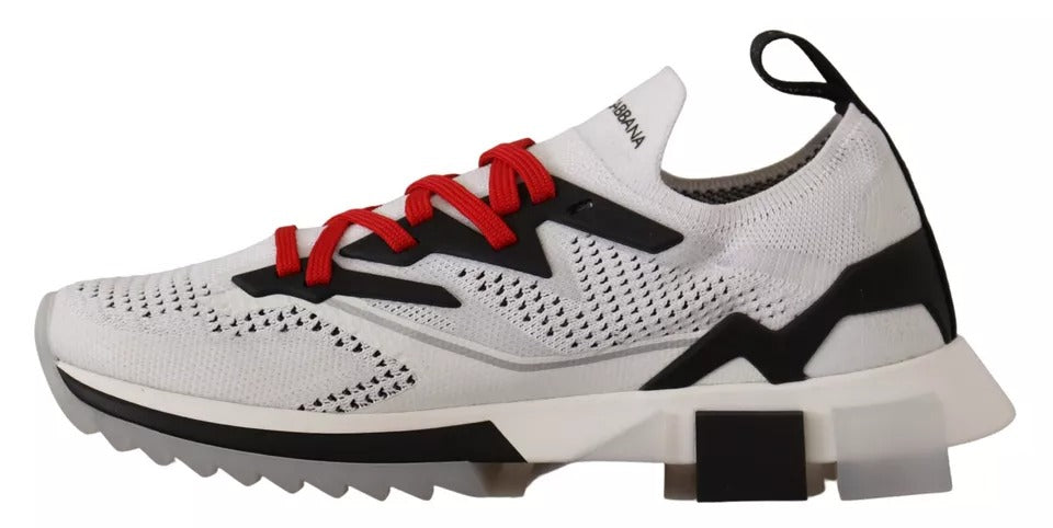 White SORRENTO Sport Stretch Men Shoes Sneakers - ventzia