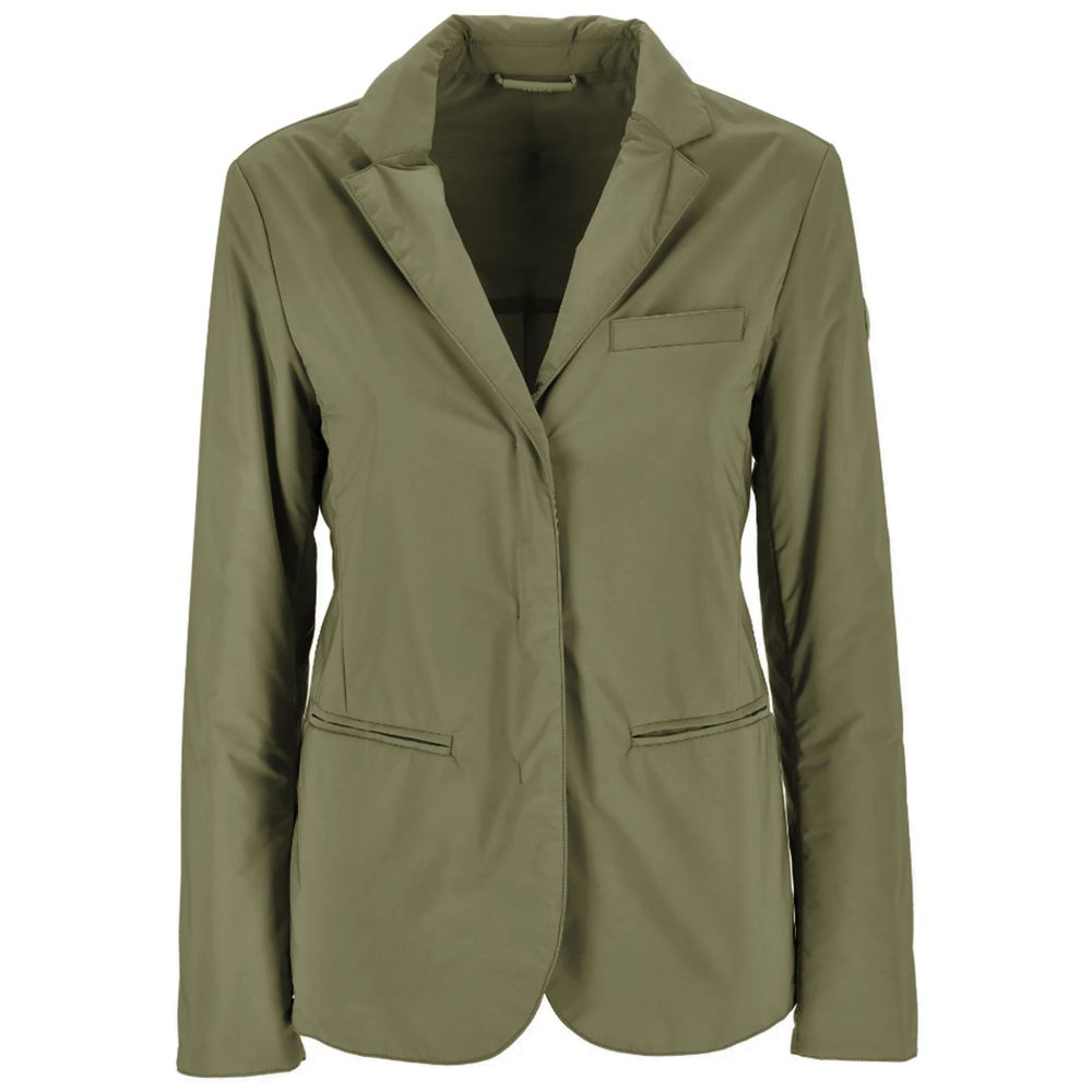Green Polyester Jackets & Coat - ventzia