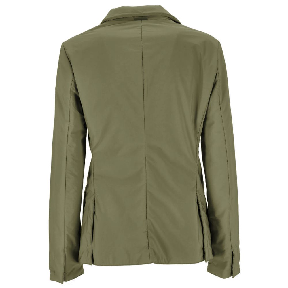 Green Polyester Jackets & Coat - ventzia