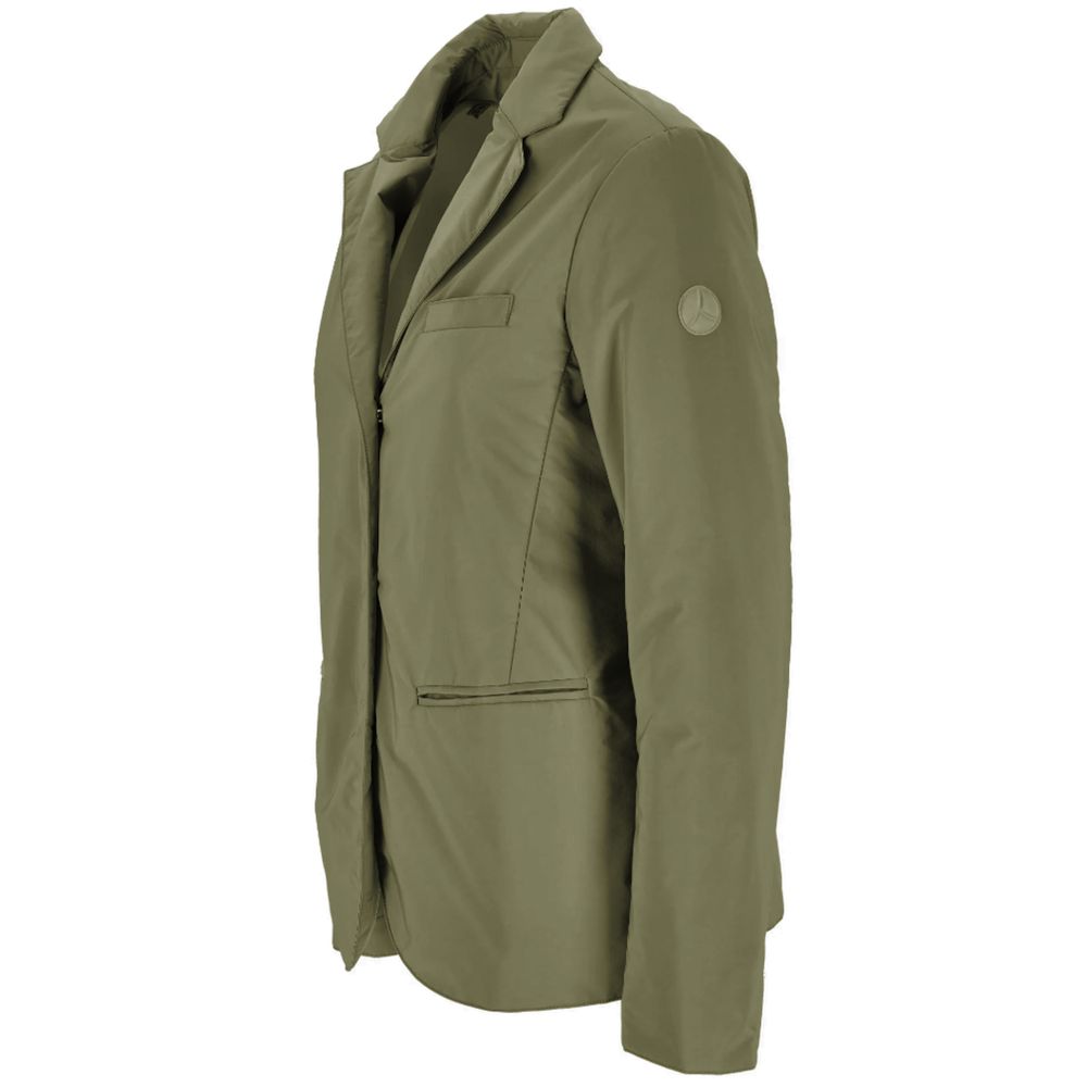 Green Polyester Jackets & Coat - ventzia
