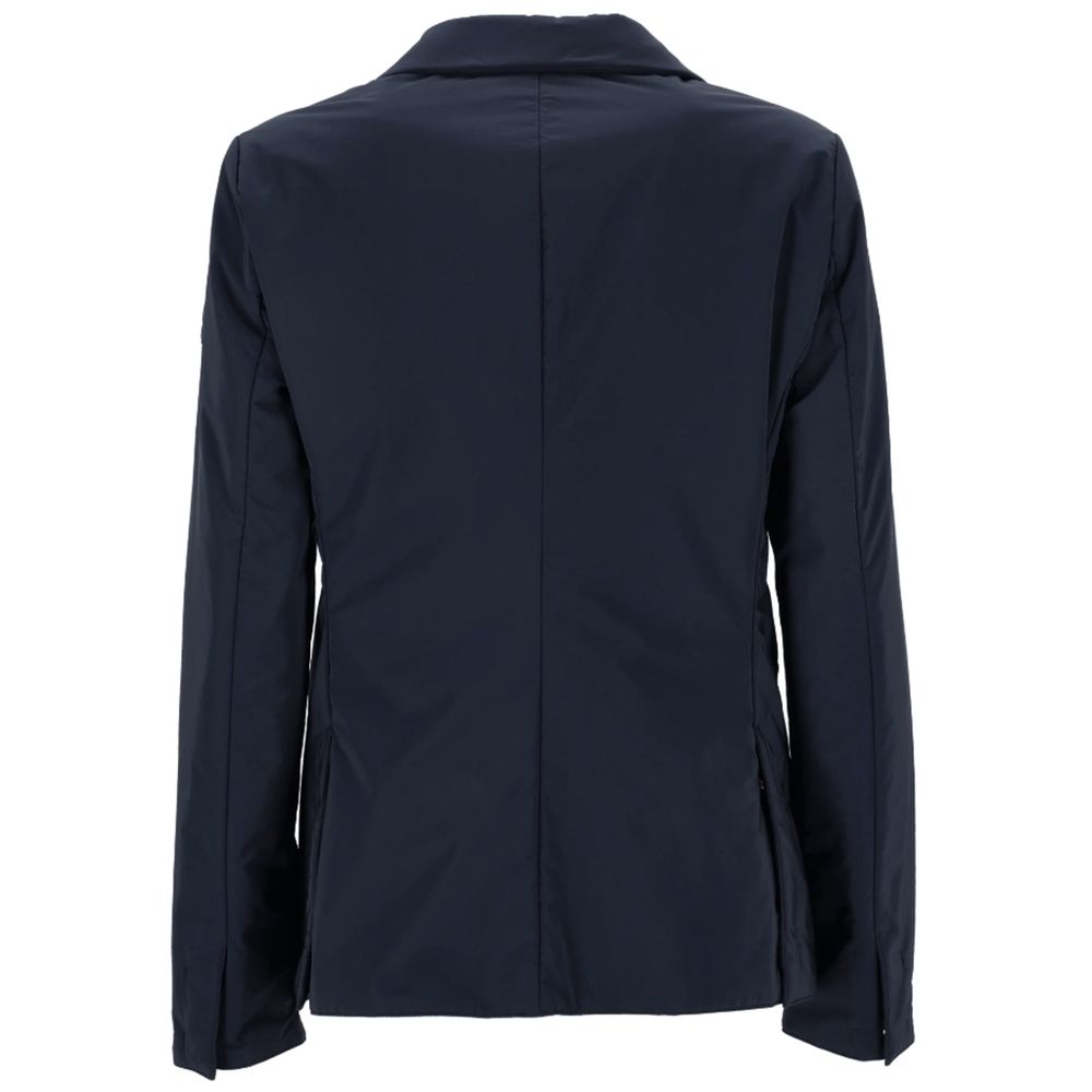 Blue Polyester Jackets & Coat - ventzia