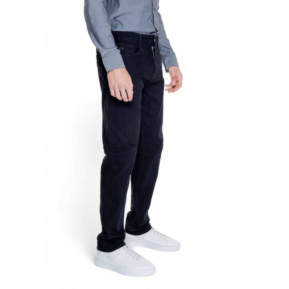 Black Cotton Skinny Pant