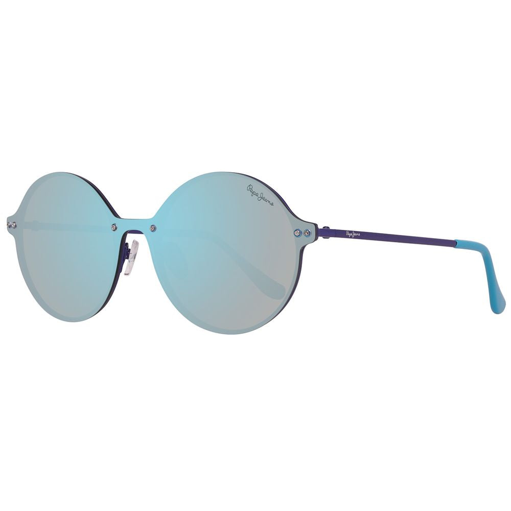 Blue Metal Sunglasses - ventzia