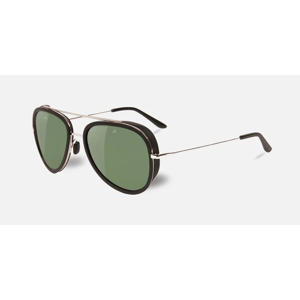 Black Stainless Steel Sunglasses - ventzia