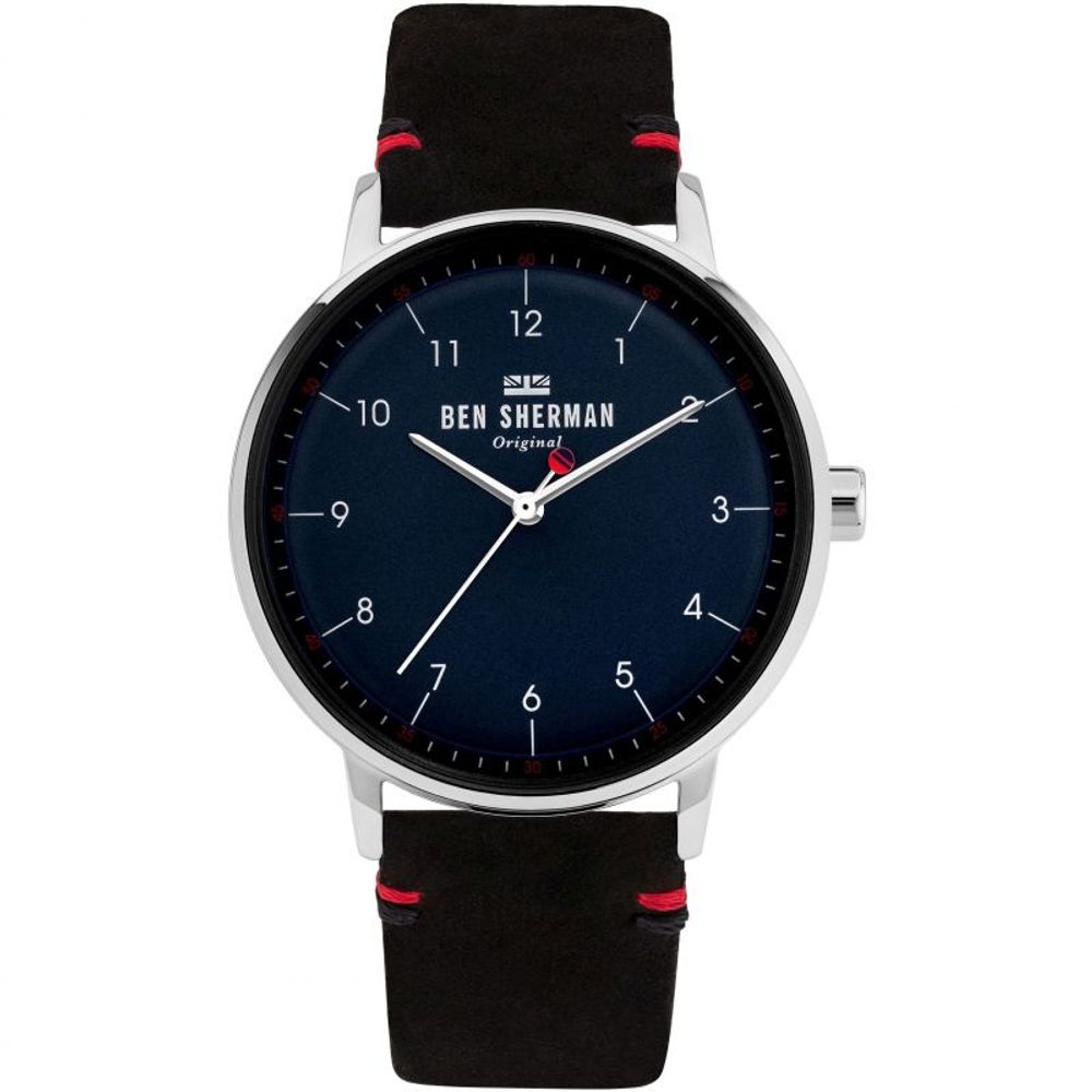 Black Leather Watch - ventzia