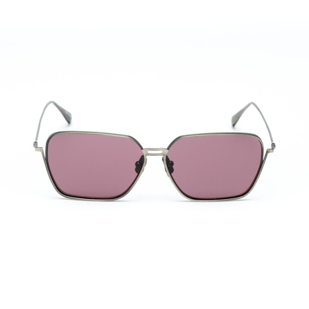 Gray Stainless Steel Sunglasses - ventzia