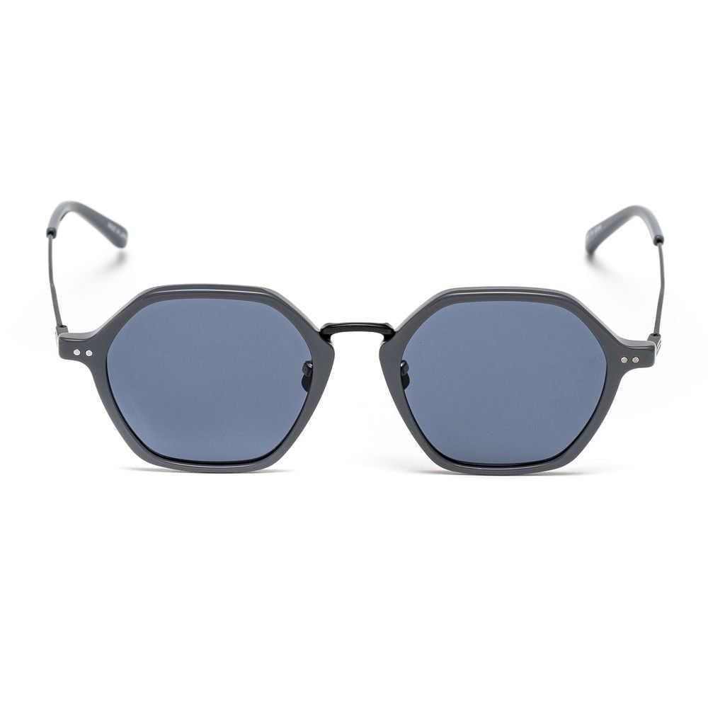 Gray Stainless Steel Sunglasses - ventzia