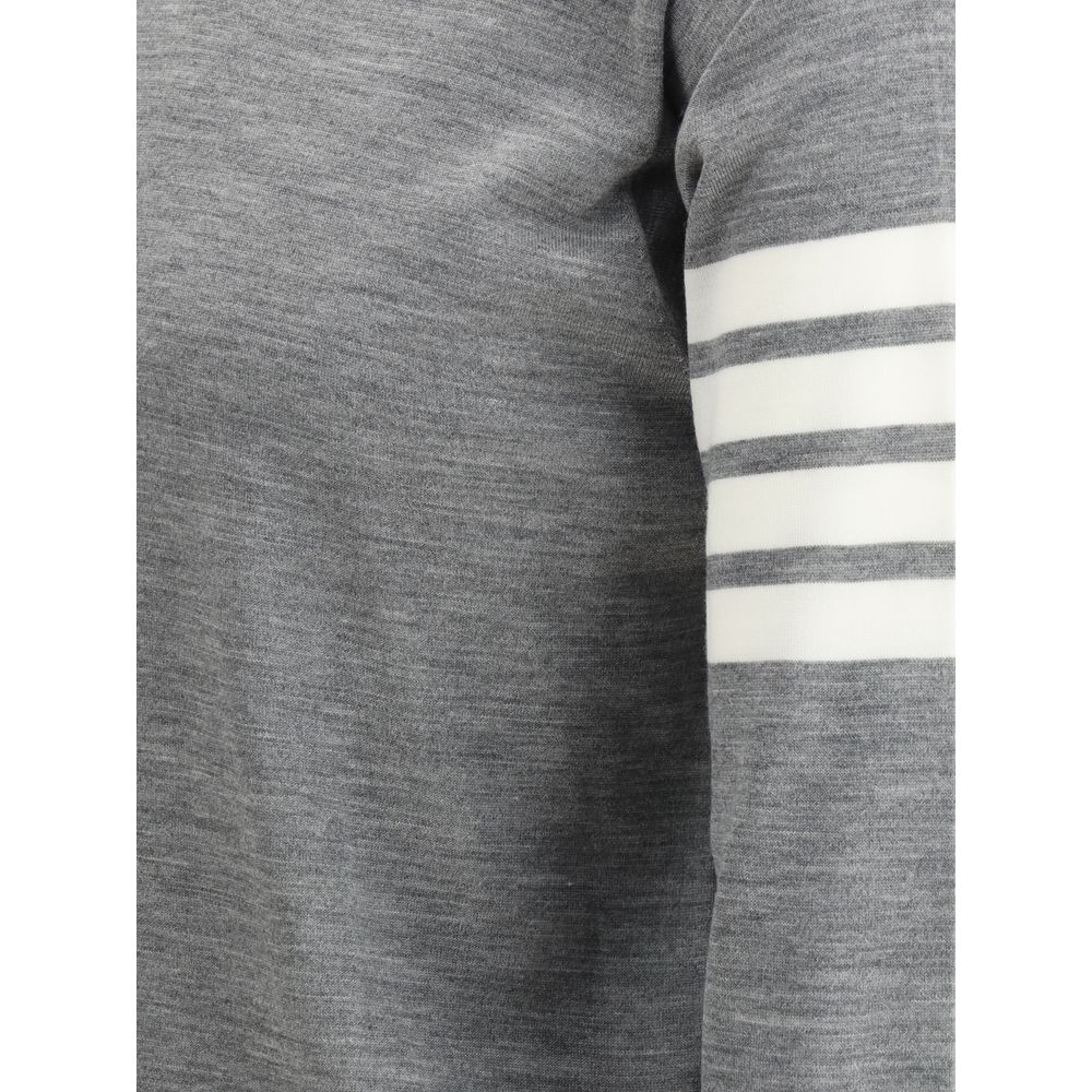 Gray Fleece Wool Sweatshirt - ventzia