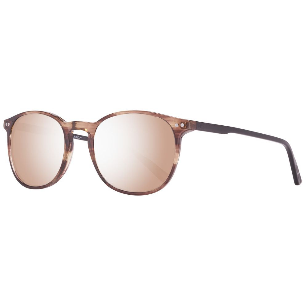 Brown Plastic Sunglasses - ventzia