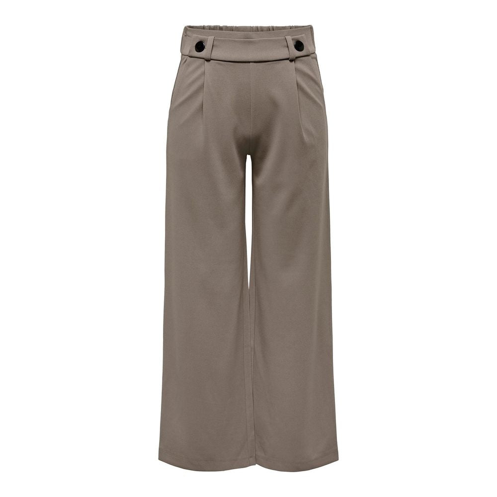 Brown Polyester Pant