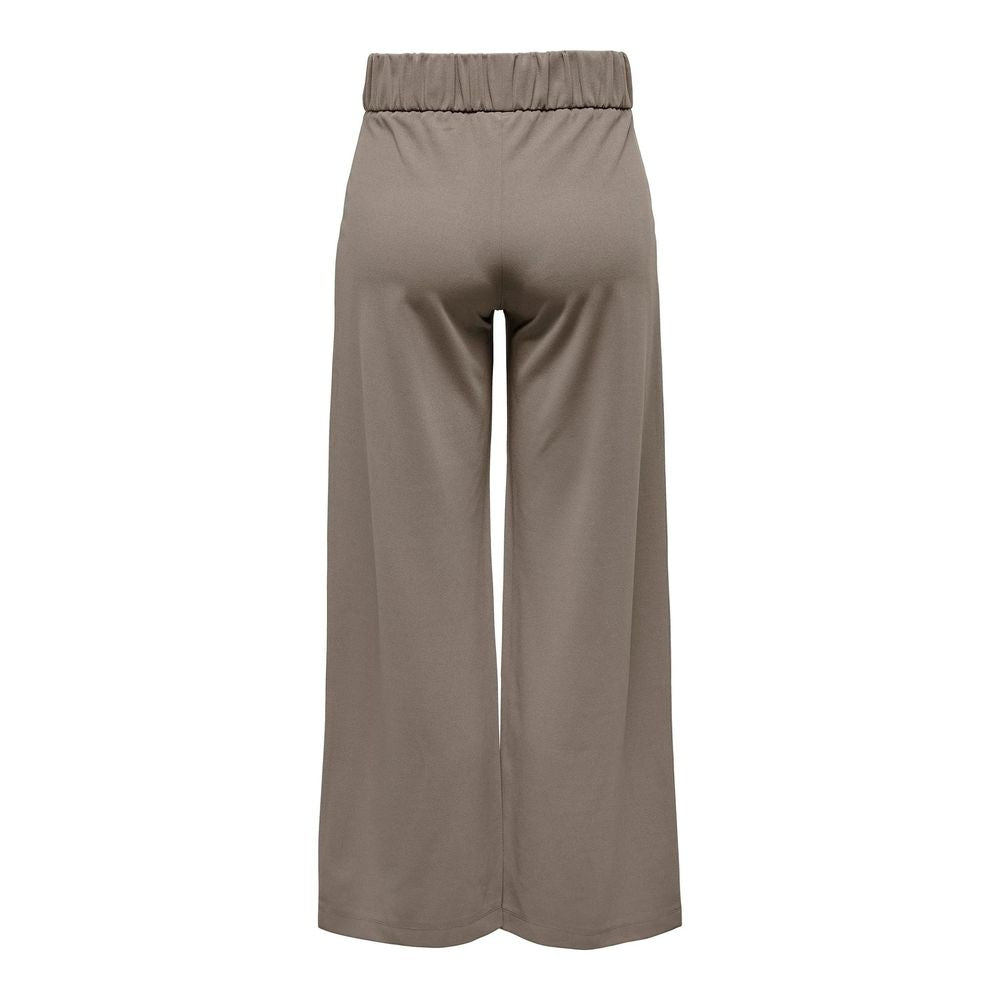 Brown Polyester Pant