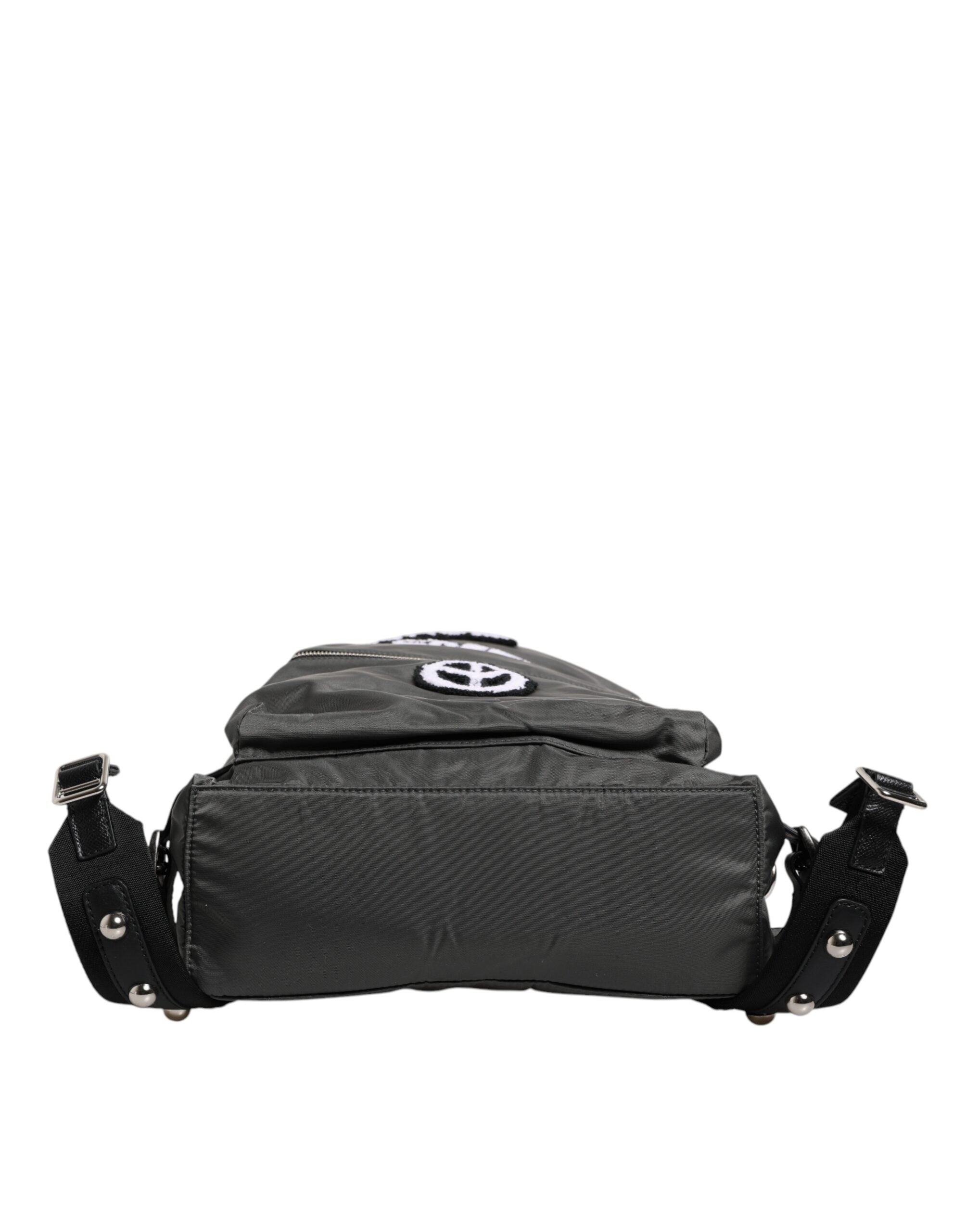 Gray Nylon Prince Forever School Travel Backpack Bag - ventzia