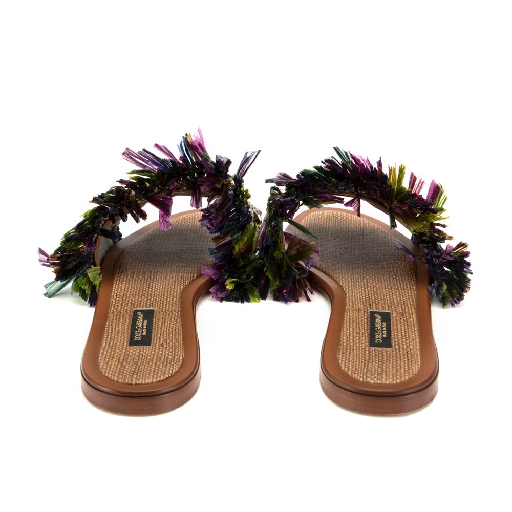 Multicolor Lambskin Women Sandal - ventzia