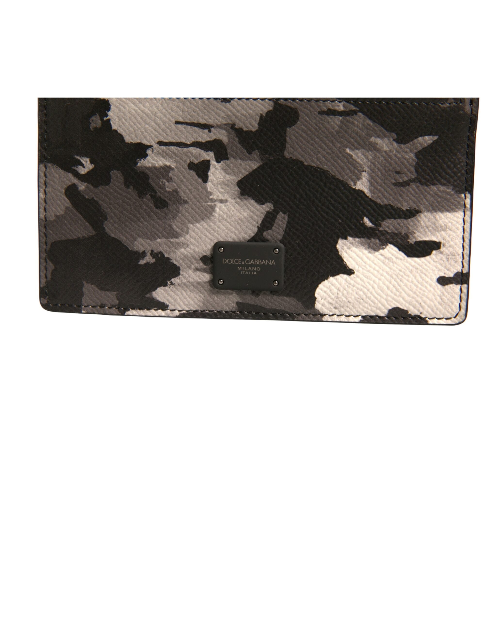 Multicolor Camouflage Logo Plaque Coin Purse Wallet - ventzia