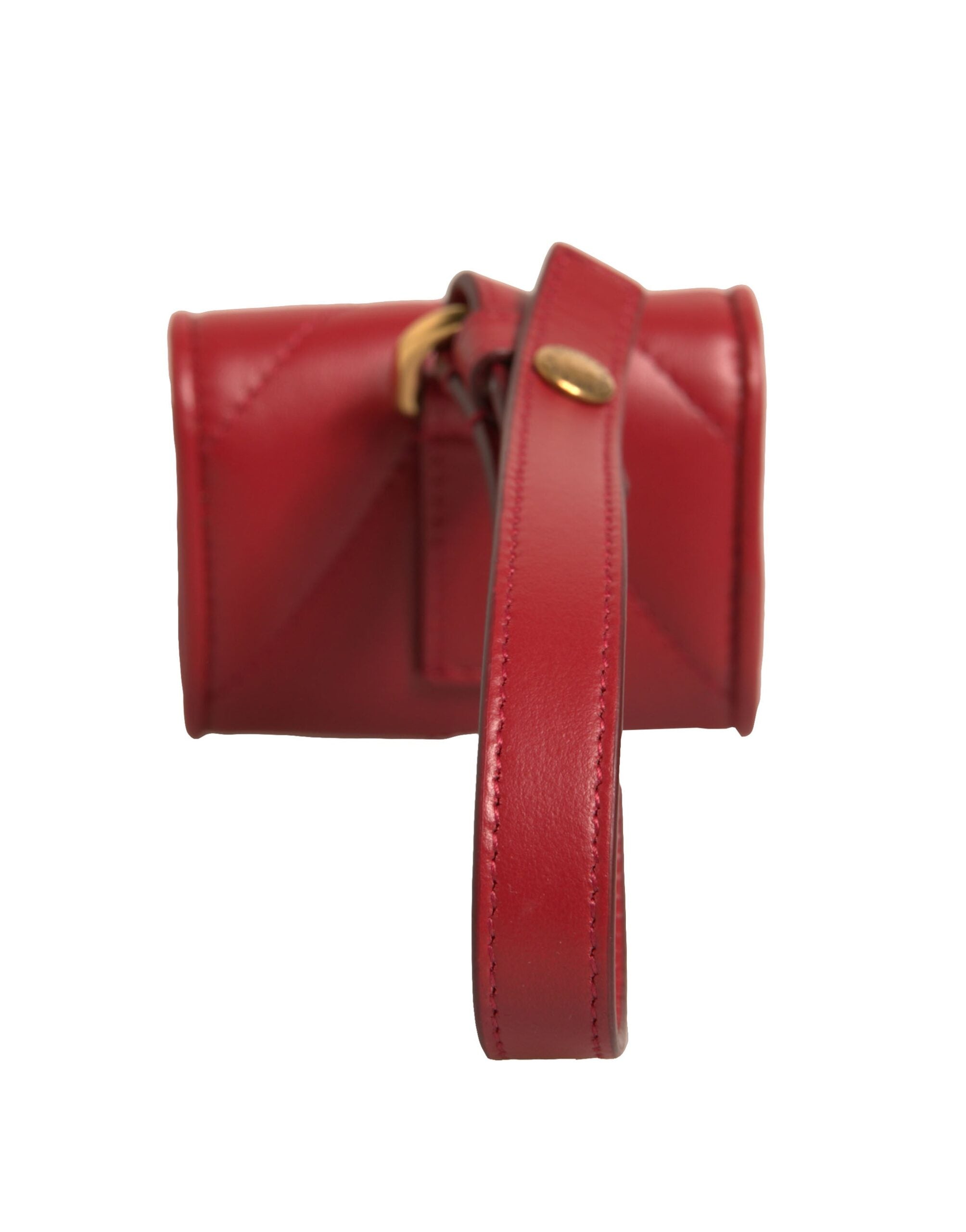 Black Leather Devotion Heart Strap Airpod Case - ventzia