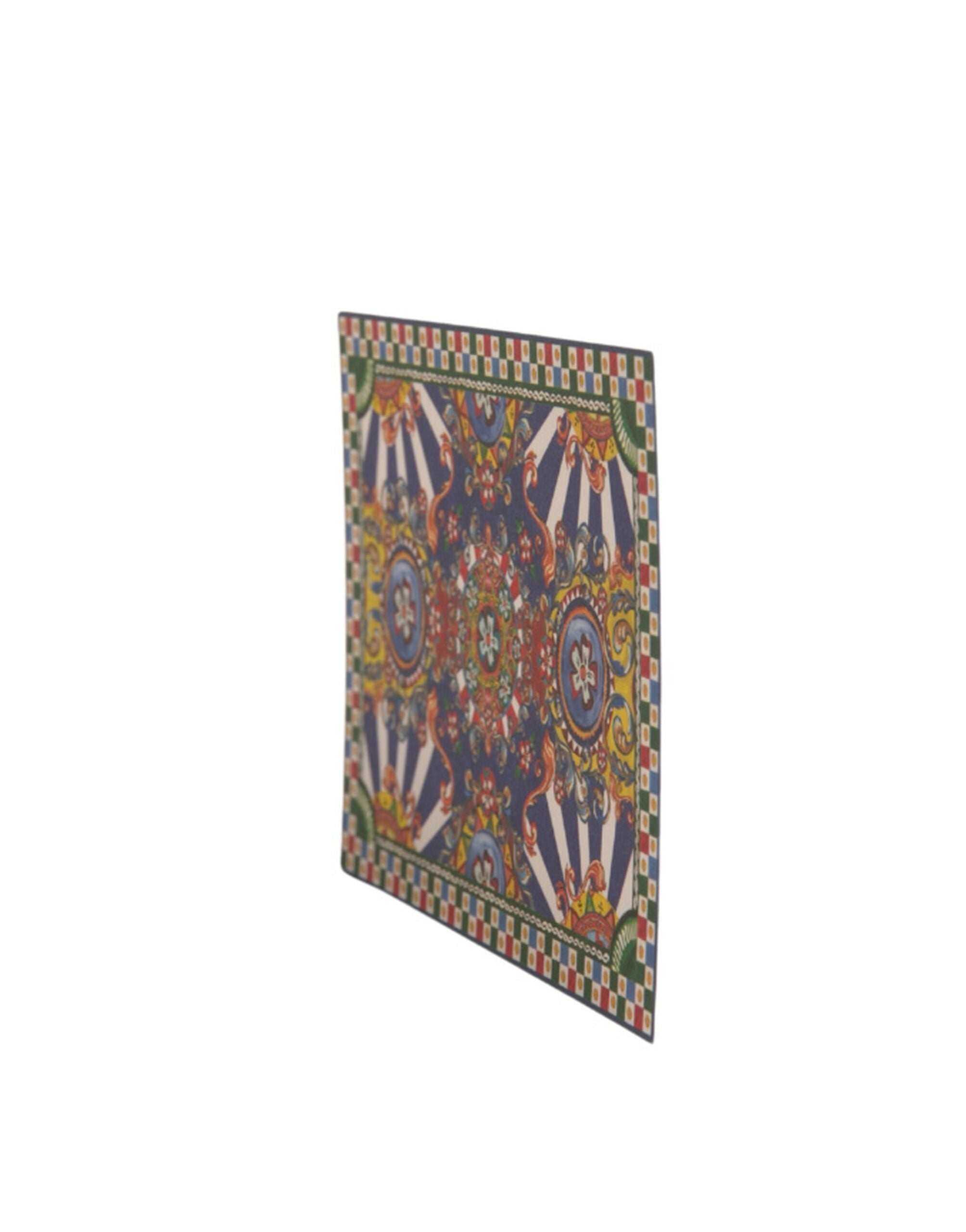 Multicolor Carretto Siciliano Envelope Post Card Holder - ventzia
