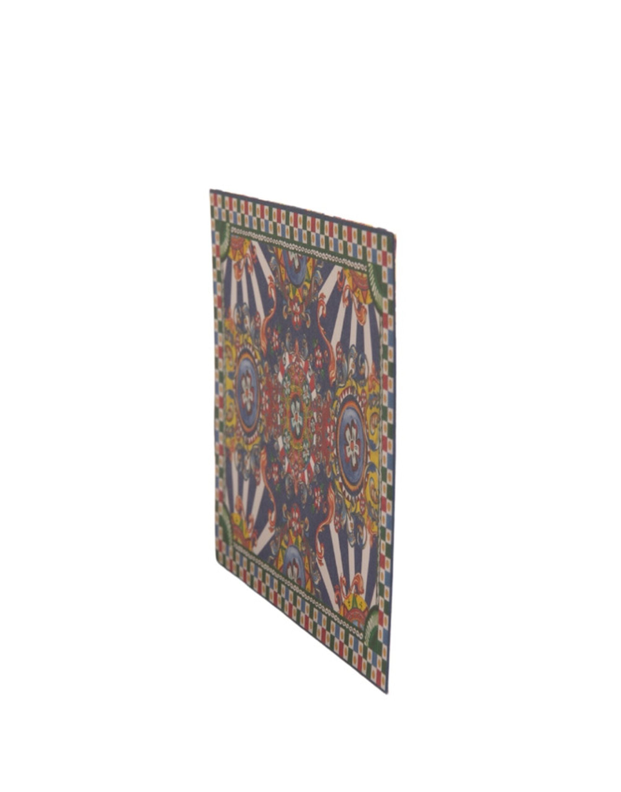 Multicolor Carretto Siciliano Envelope Post Card Holder - ventzia