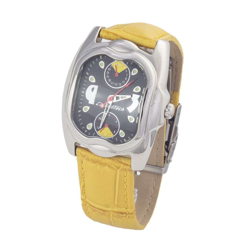 Yellow Leather Watch - ventzia