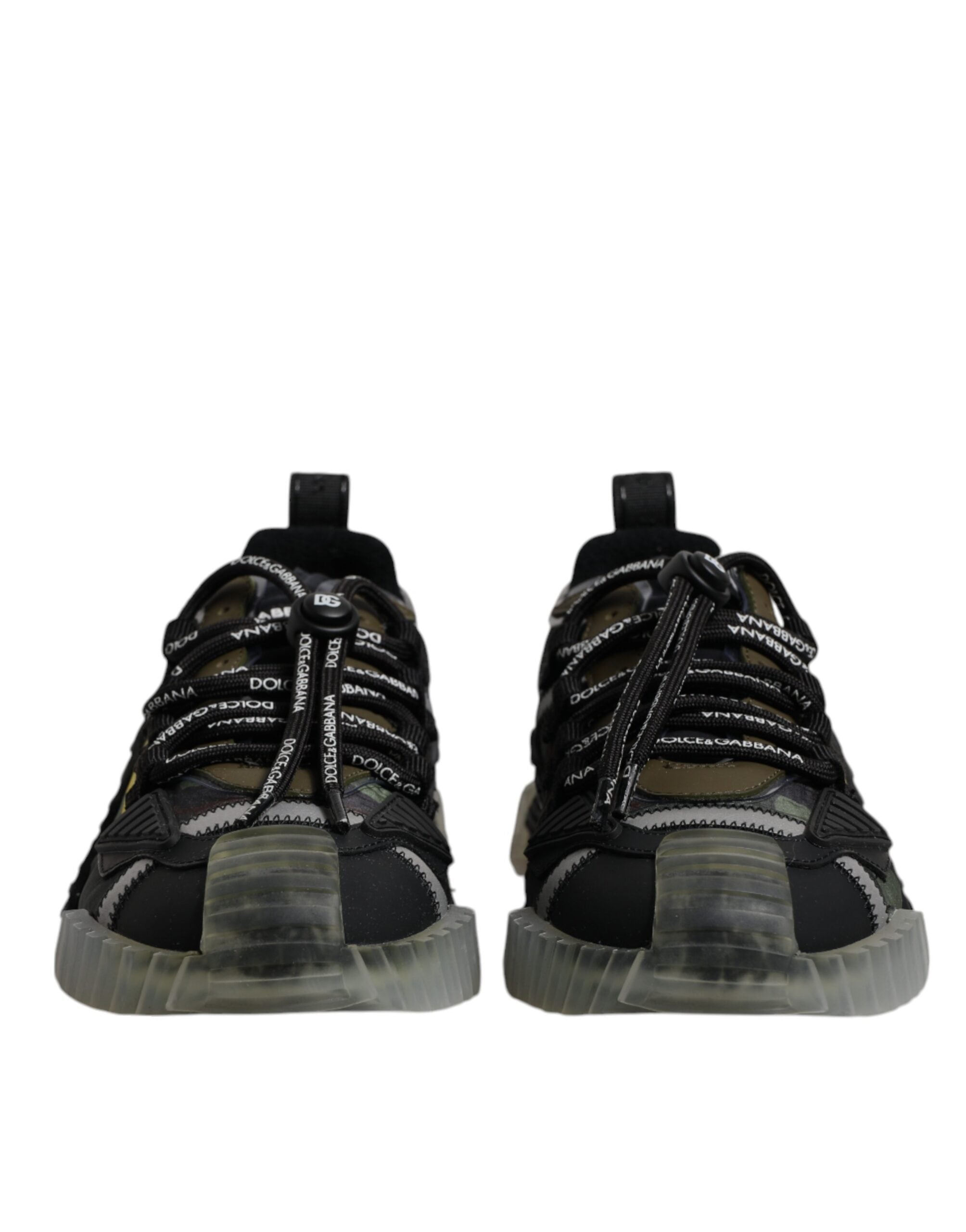 Black Green Camo NS1 Low Top Sneakers Shoes - ventzia