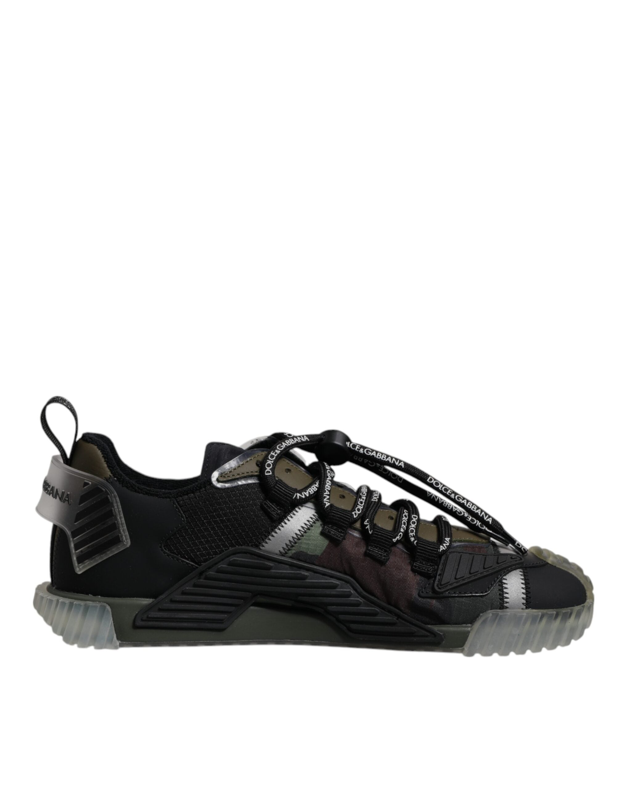 Black Green Camo NS1 Low Top Sneakers Shoes - ventzia