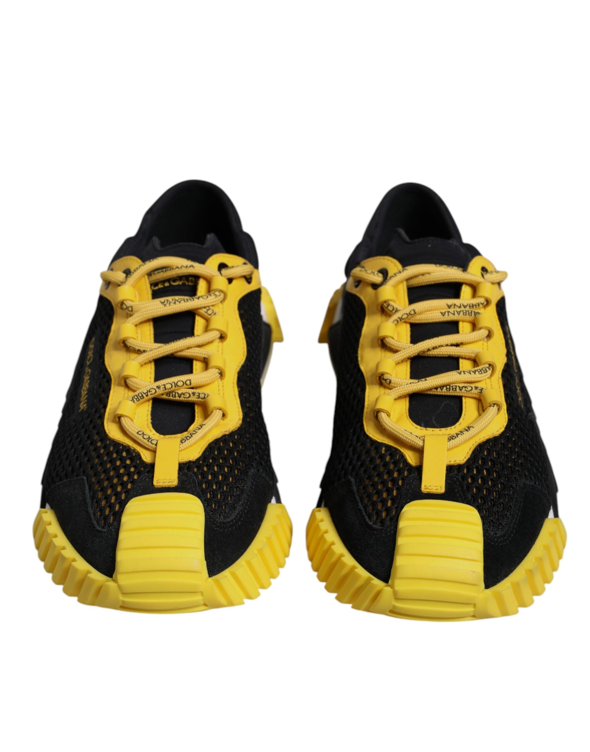 Black Yellow Low Top NS1 Sneakers Shoes - ventzia