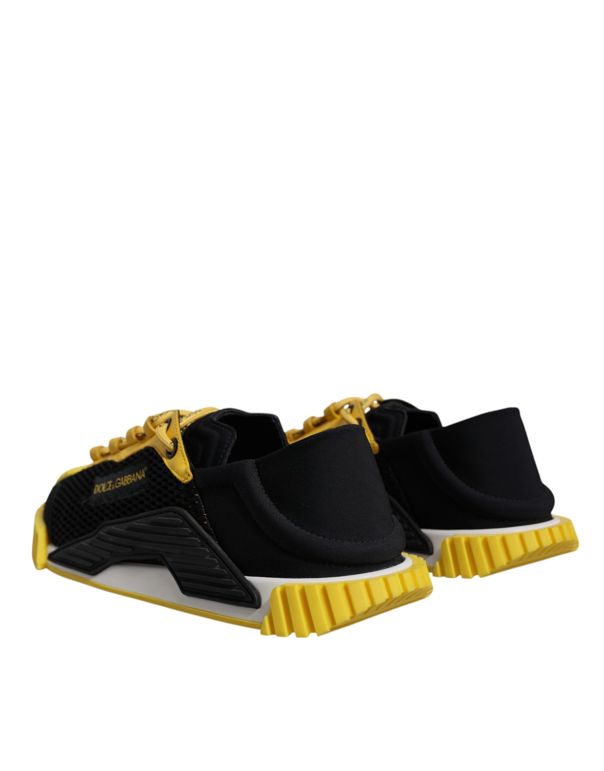 Black Yellow Low Top NS1 Sneakers Shoes - ventzia