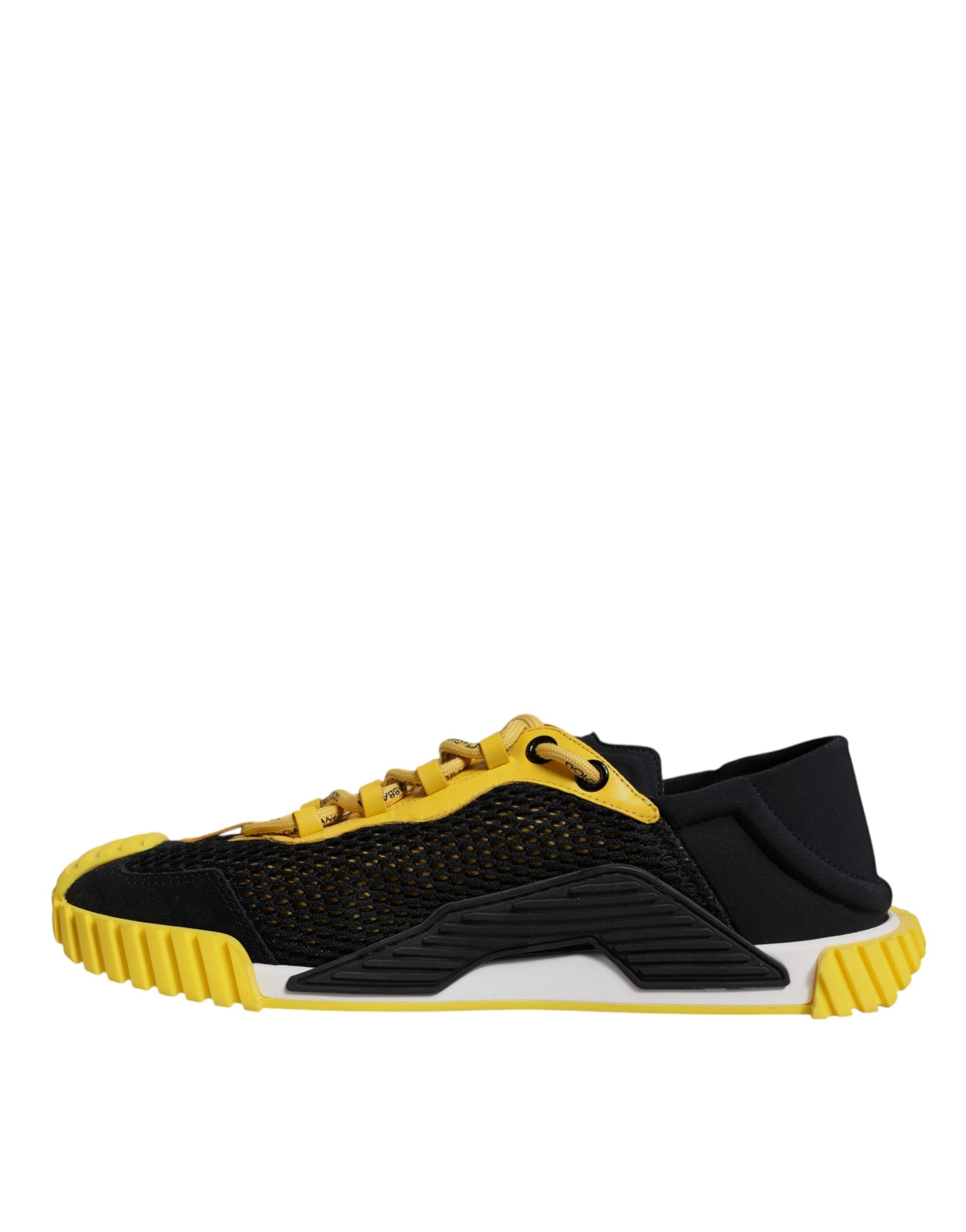Black Yellow Low Top NS1 Sneakers Shoes - ventzia