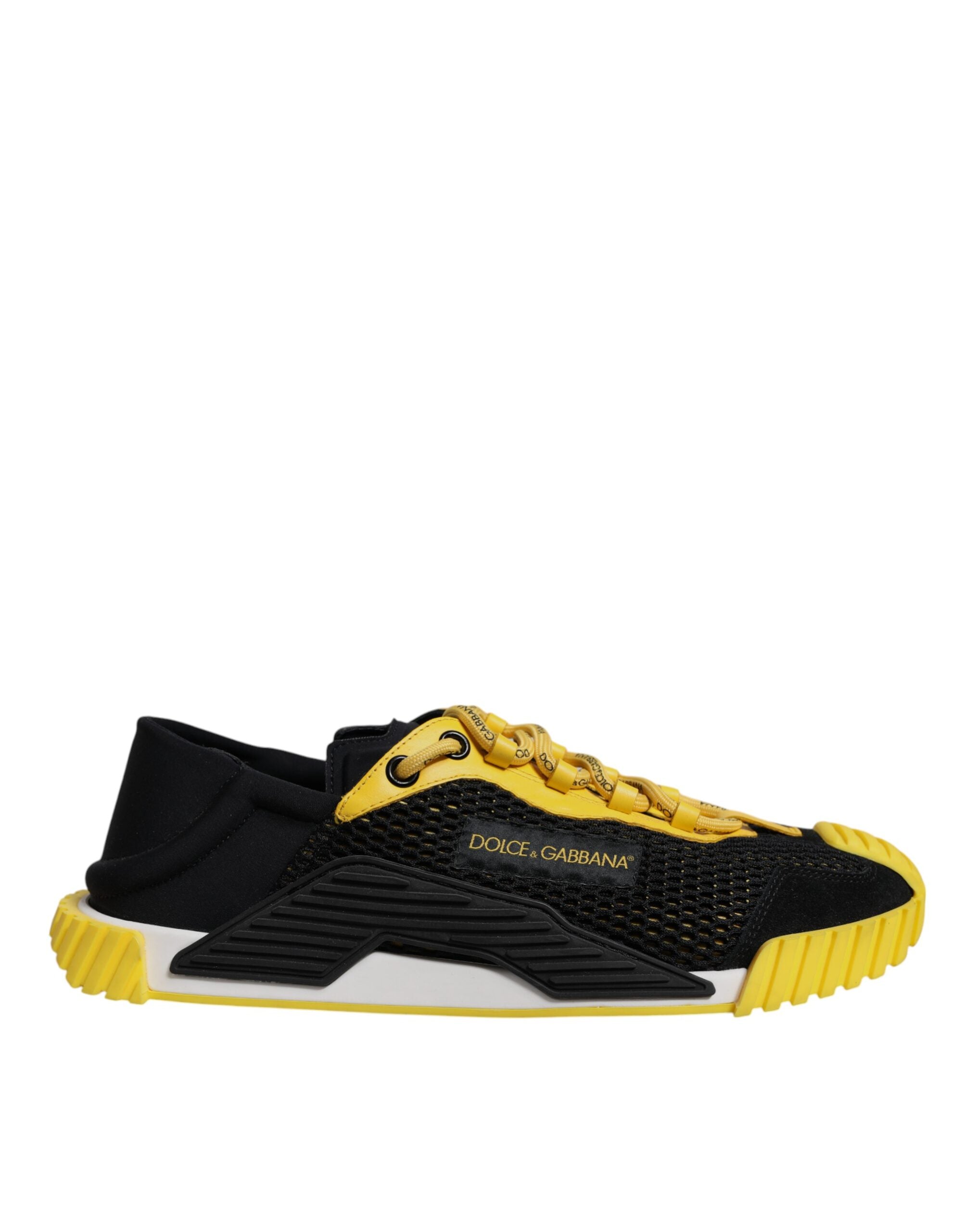 Black Yellow Low Top NS1 Sneakers Shoes - ventzia