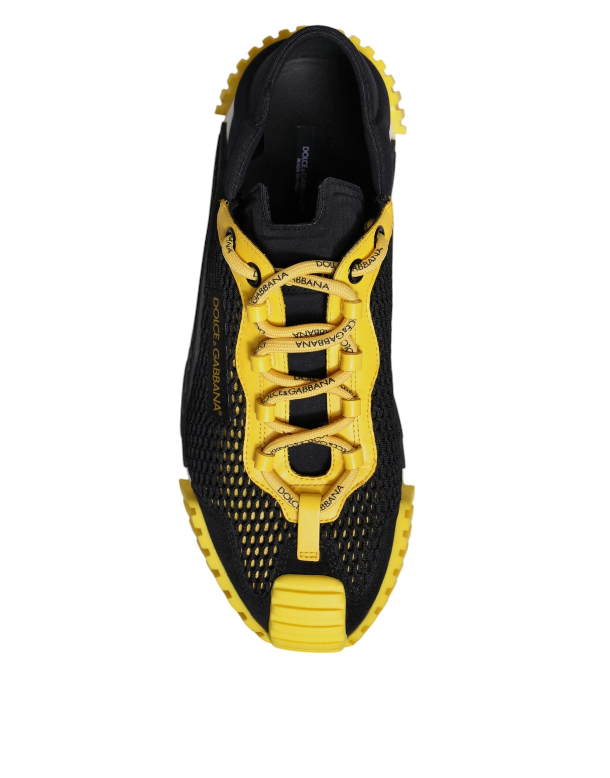 Black Yellow Low Top NS1 Sneakers Shoes - ventzia