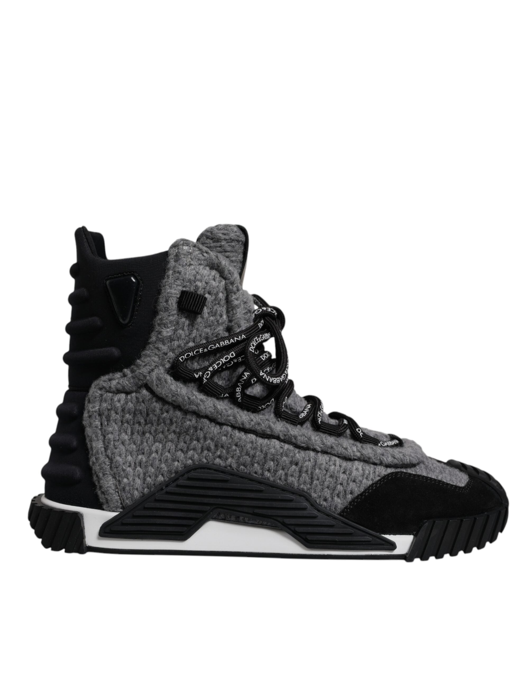 Gray Black NS1 High Top Boots Sneakers Shoes - ventzia