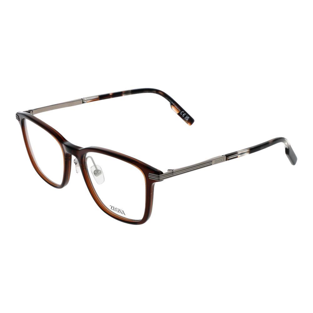 Brown Plastic & Titanium Glasses (Frames) - ventzia