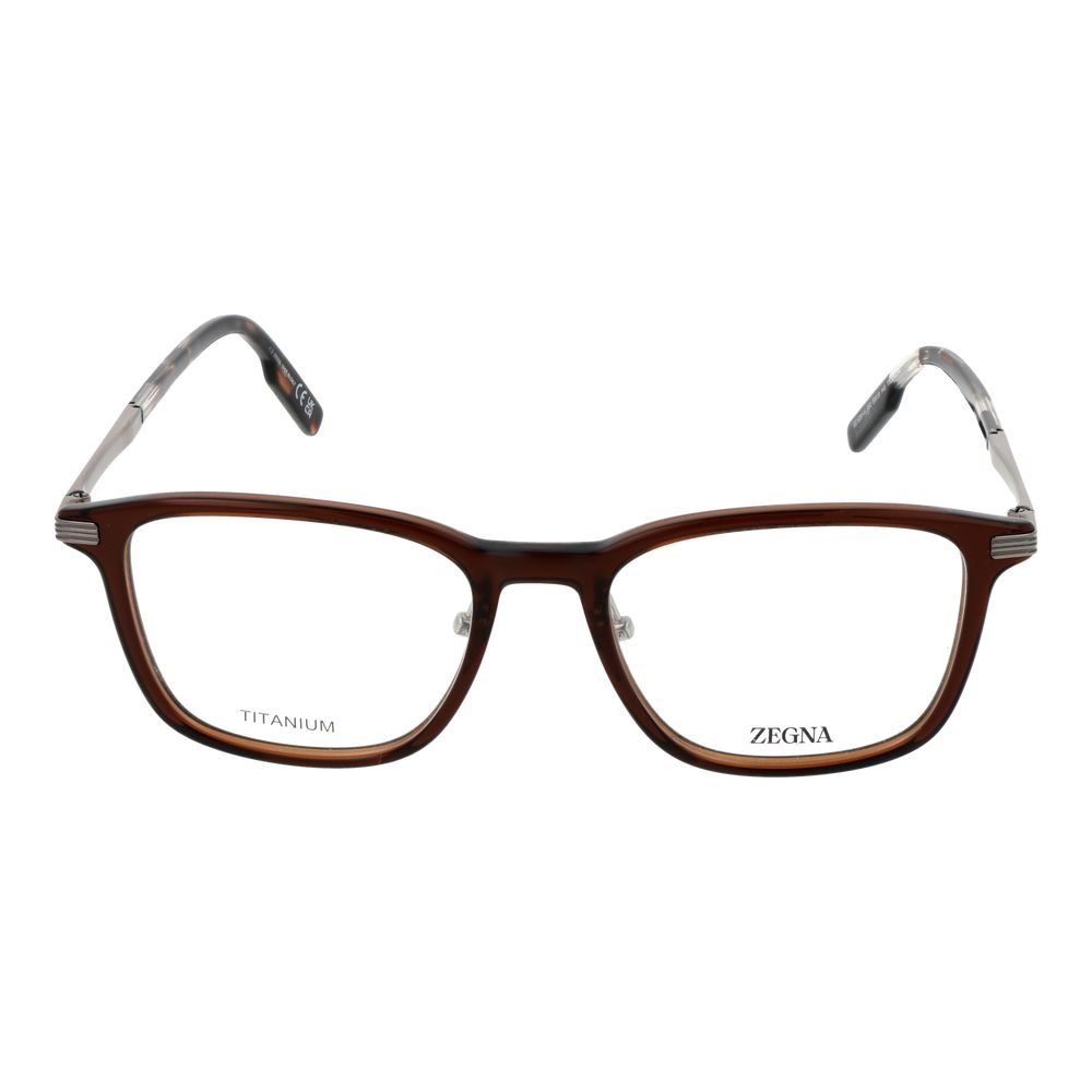 Brown Plastic & Titanium Glasses (Frames) - ventzia