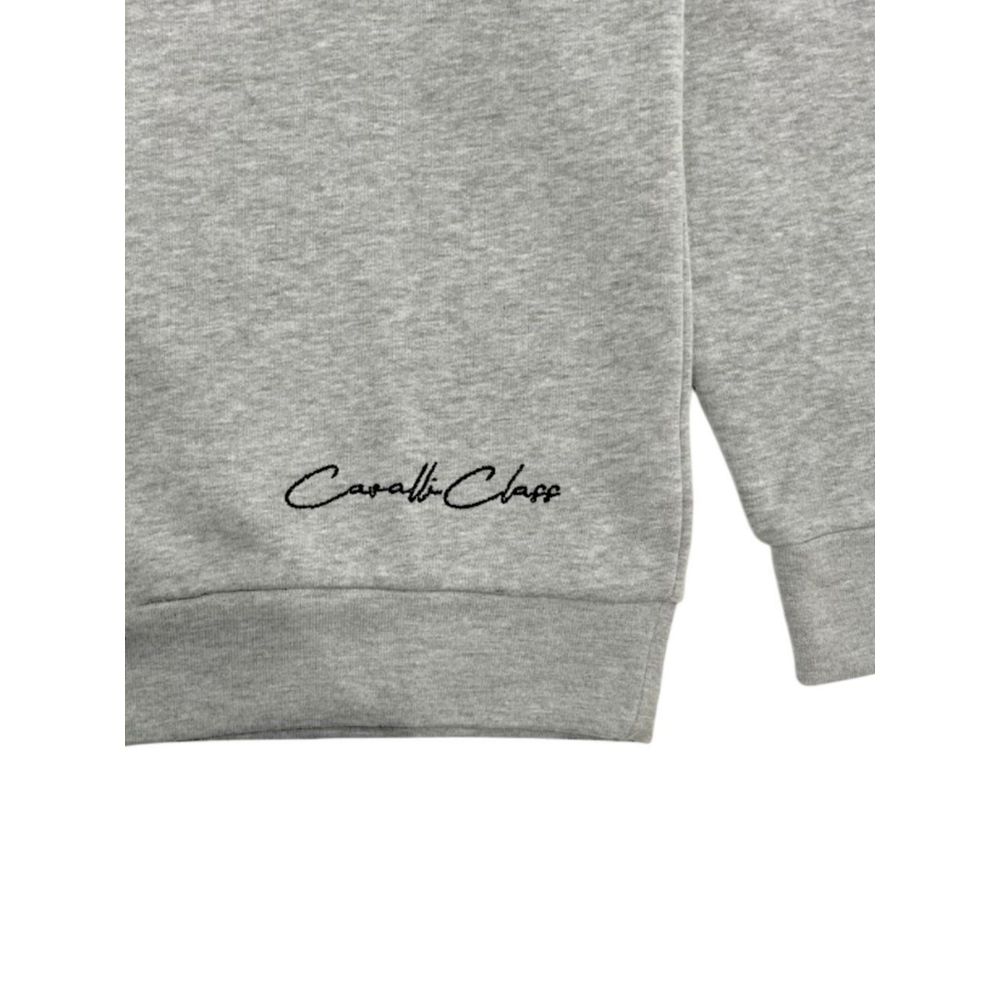 Gray Cotton Women Hoodie - ventzia