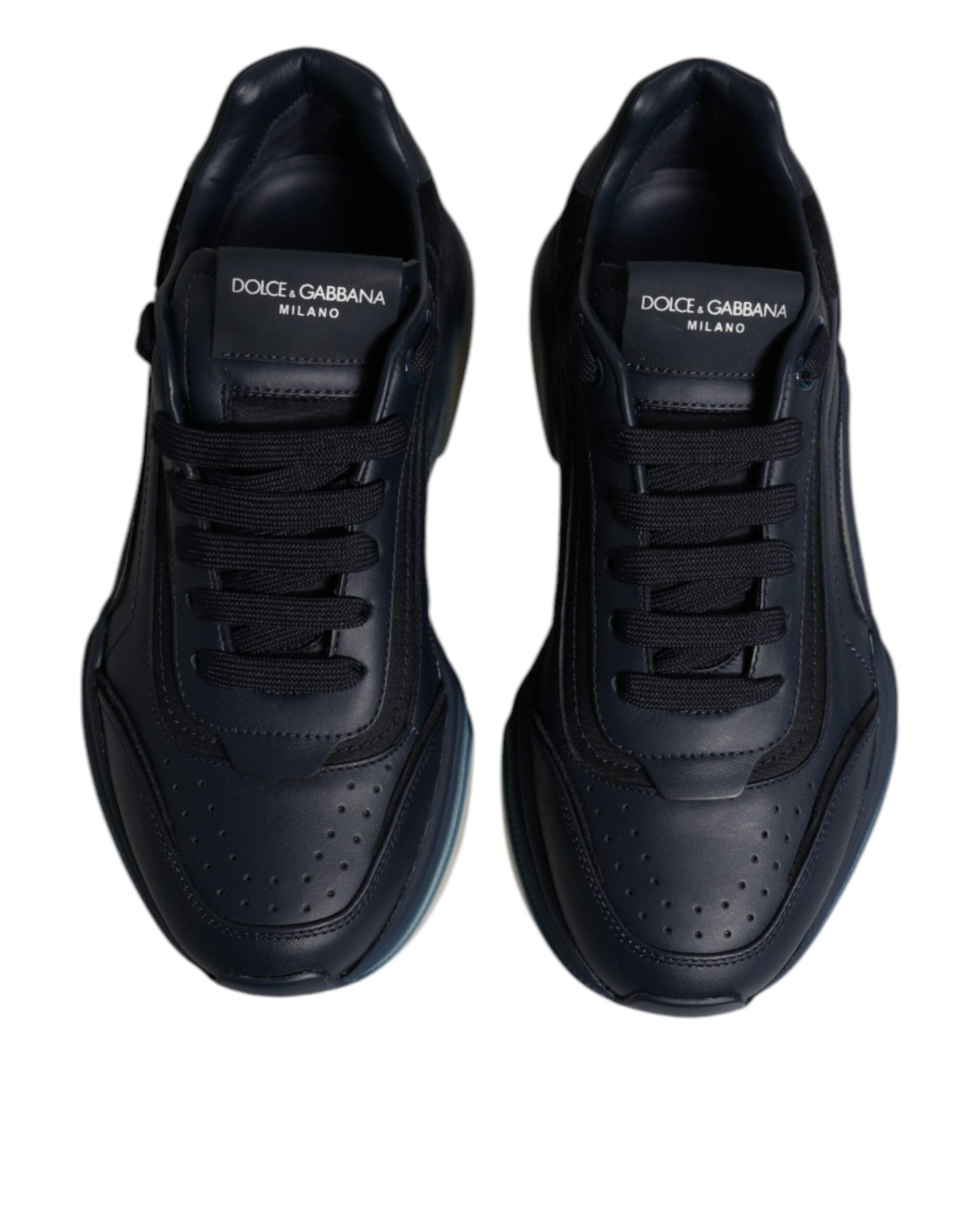 Navy Blue Daymaster Low Top Men Sneakers Shoes - ventzia