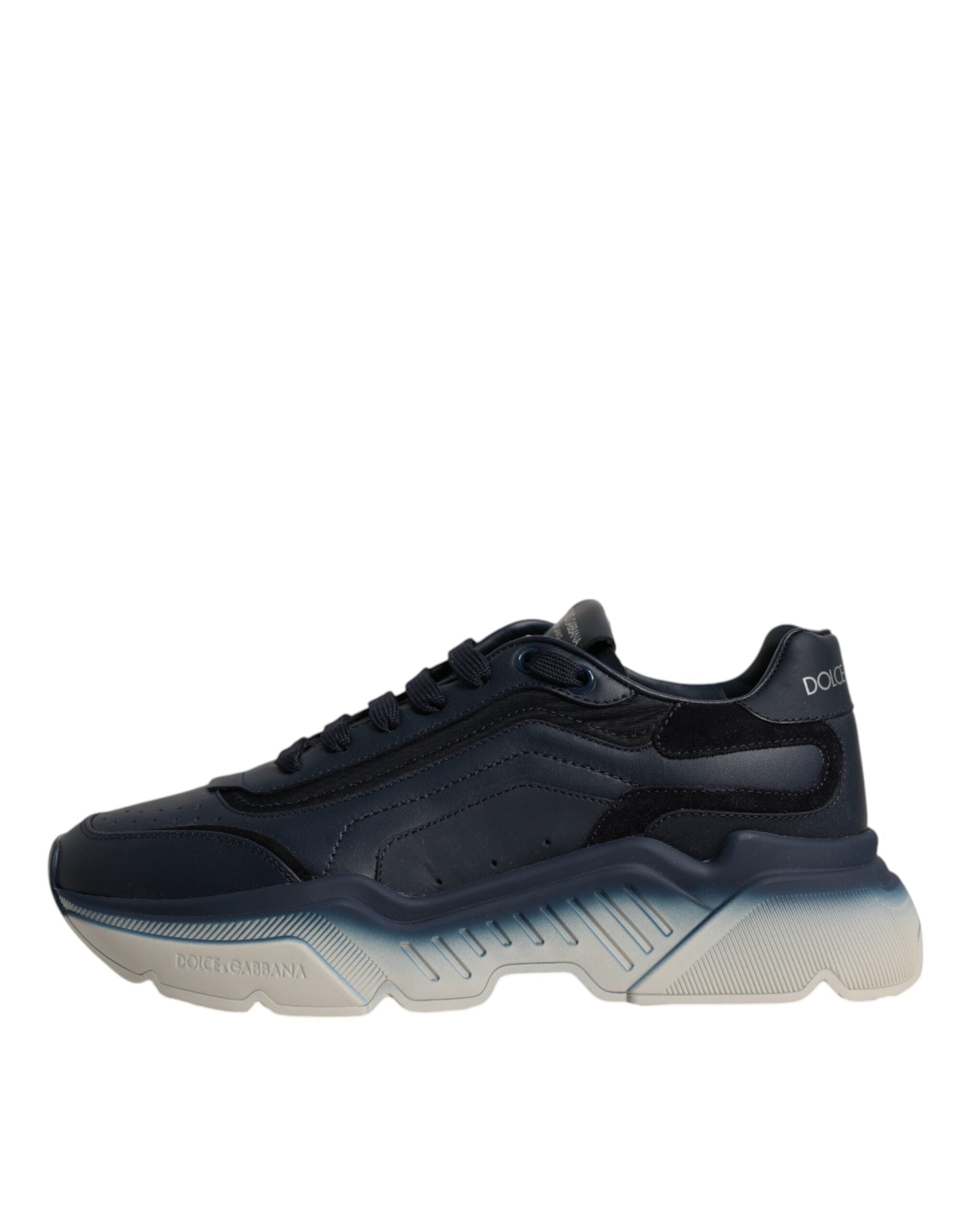 Navy Blue Daymaster Low Top Men Sneakers Shoes - ventzia
