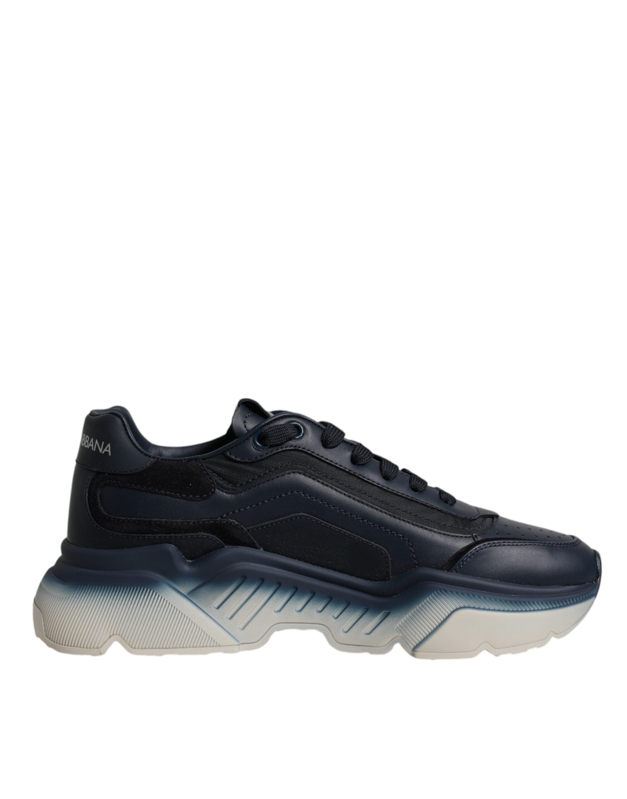 Navy Blue Daymaster Low Top Men Sneakers Shoes - ventzia