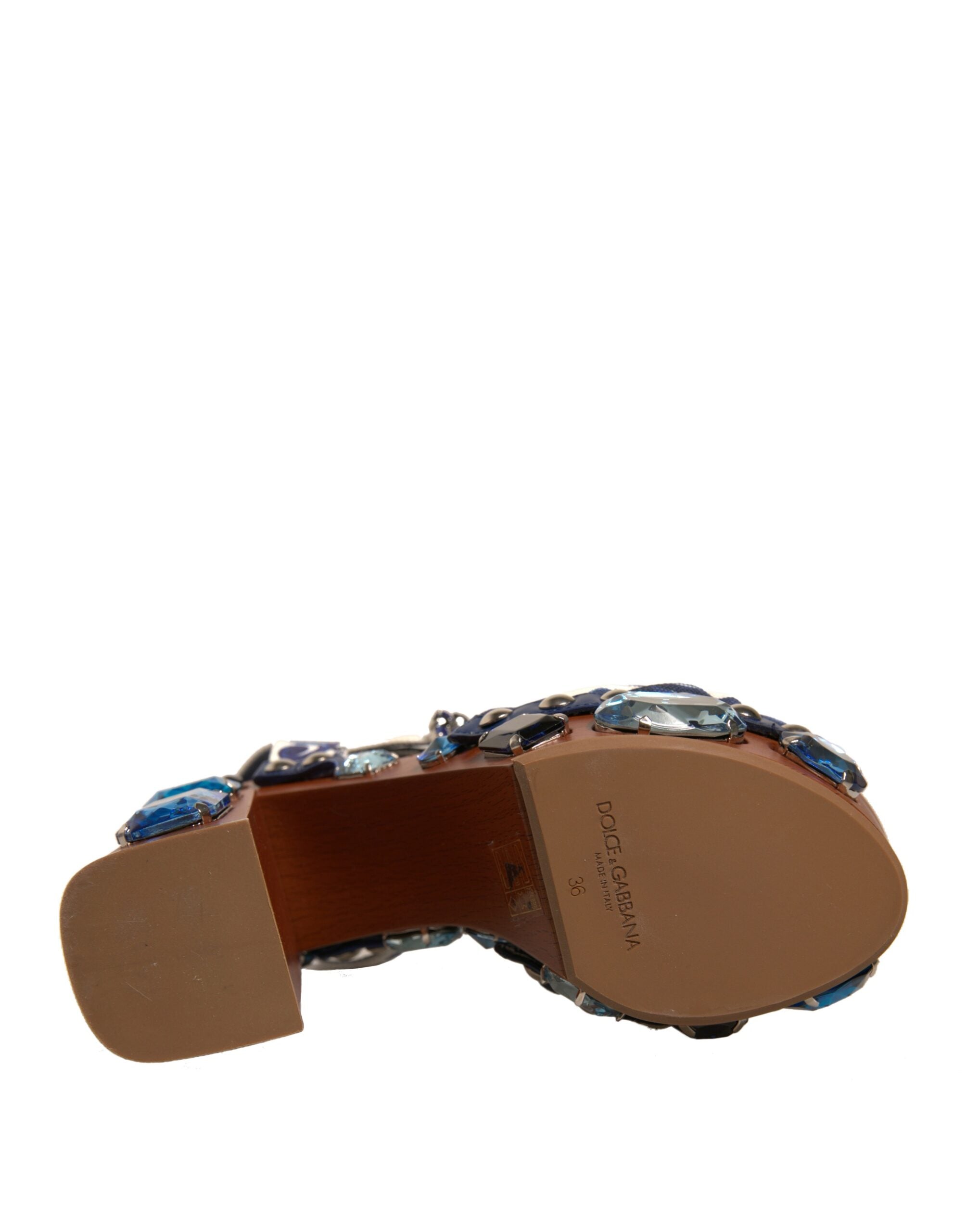 Multicolor Majolica Embellished Wedge Sandals Shoes - ventzia