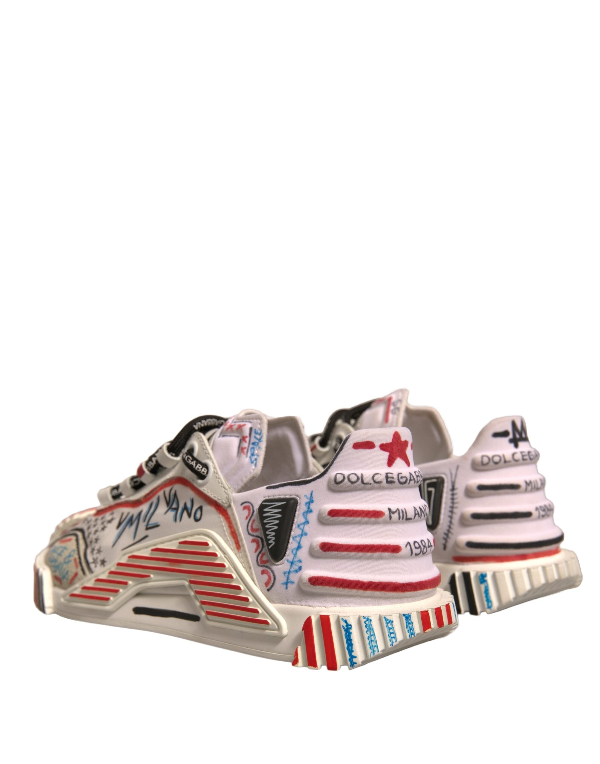 Multicolor Suede Fabric NS1 Sneakers Shoes - ventzia