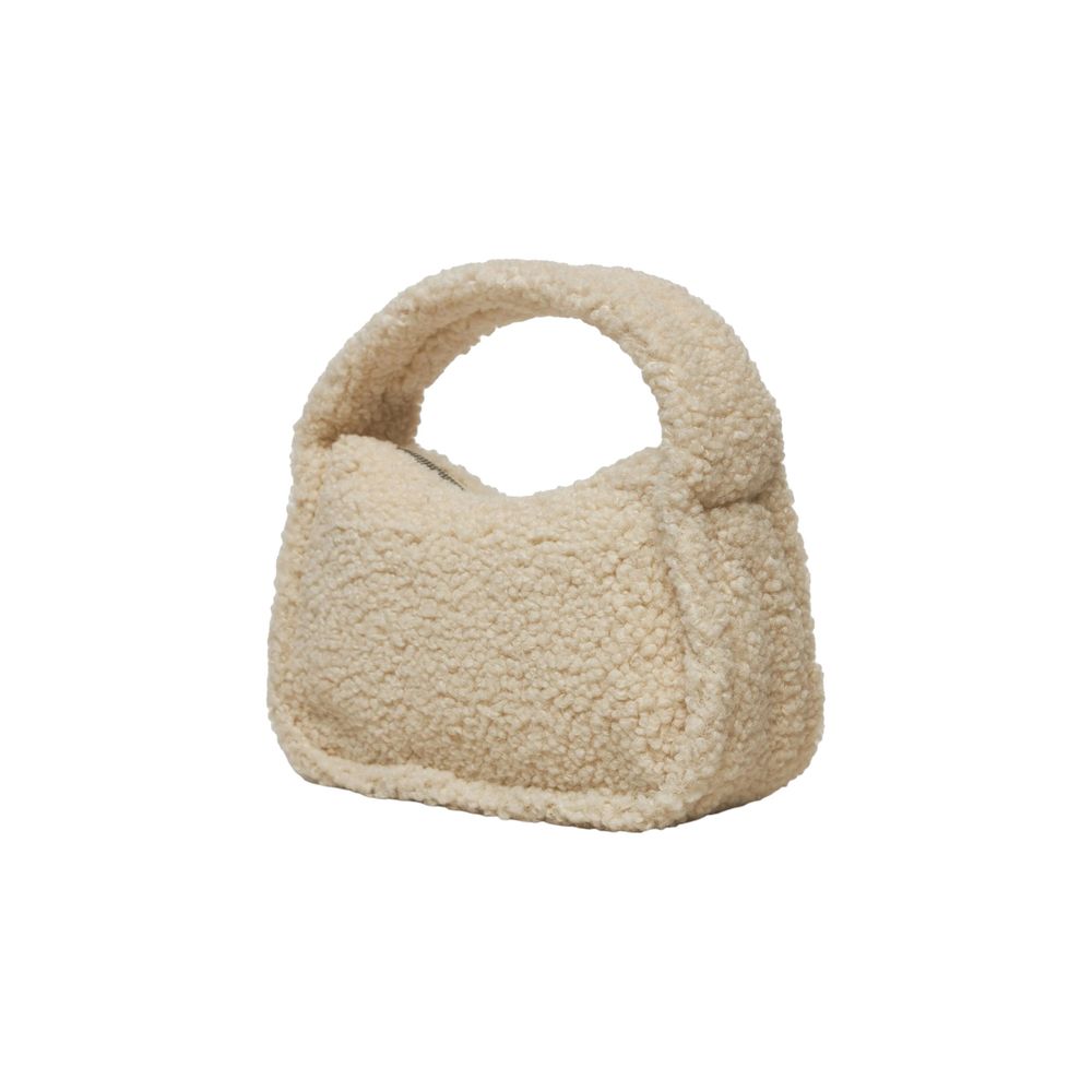 Cream Recycled Polyester Handbag - ventzia