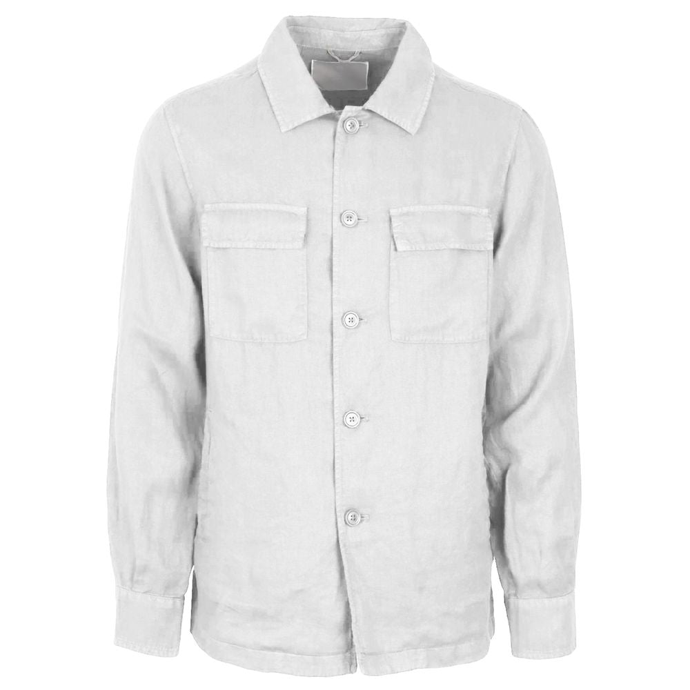 White Linen Shirt - ventzia