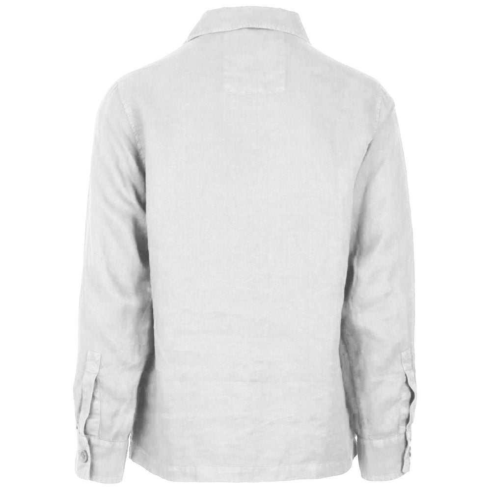 White Linen Shirt - ventzia