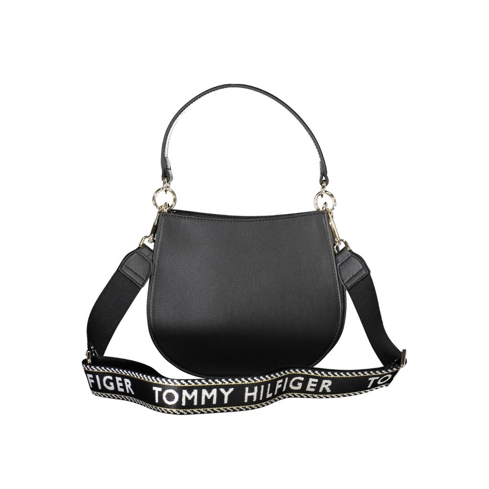 Black Polyester Handbag