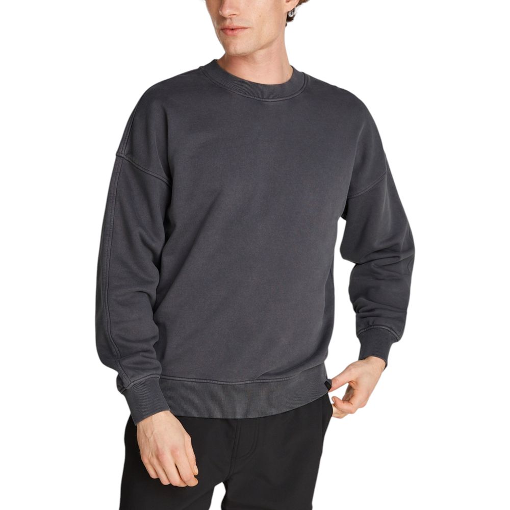 Gray Cotton Sweatshirt - ventzia