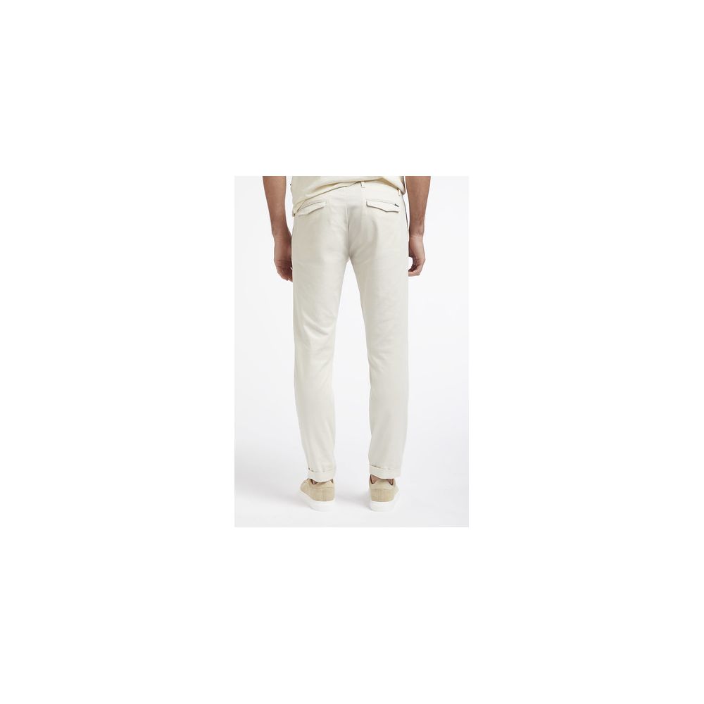 Beige Cotton Jeans & Pant - ventzia