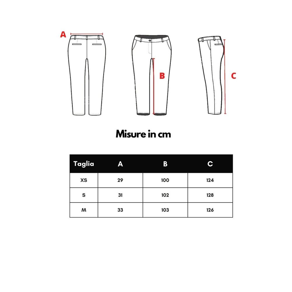 Red Cotton Flared Pant - ventzia