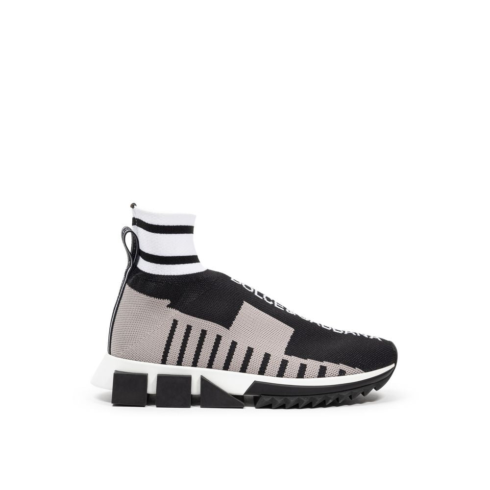 Black Fabric Sneaker - ventzia