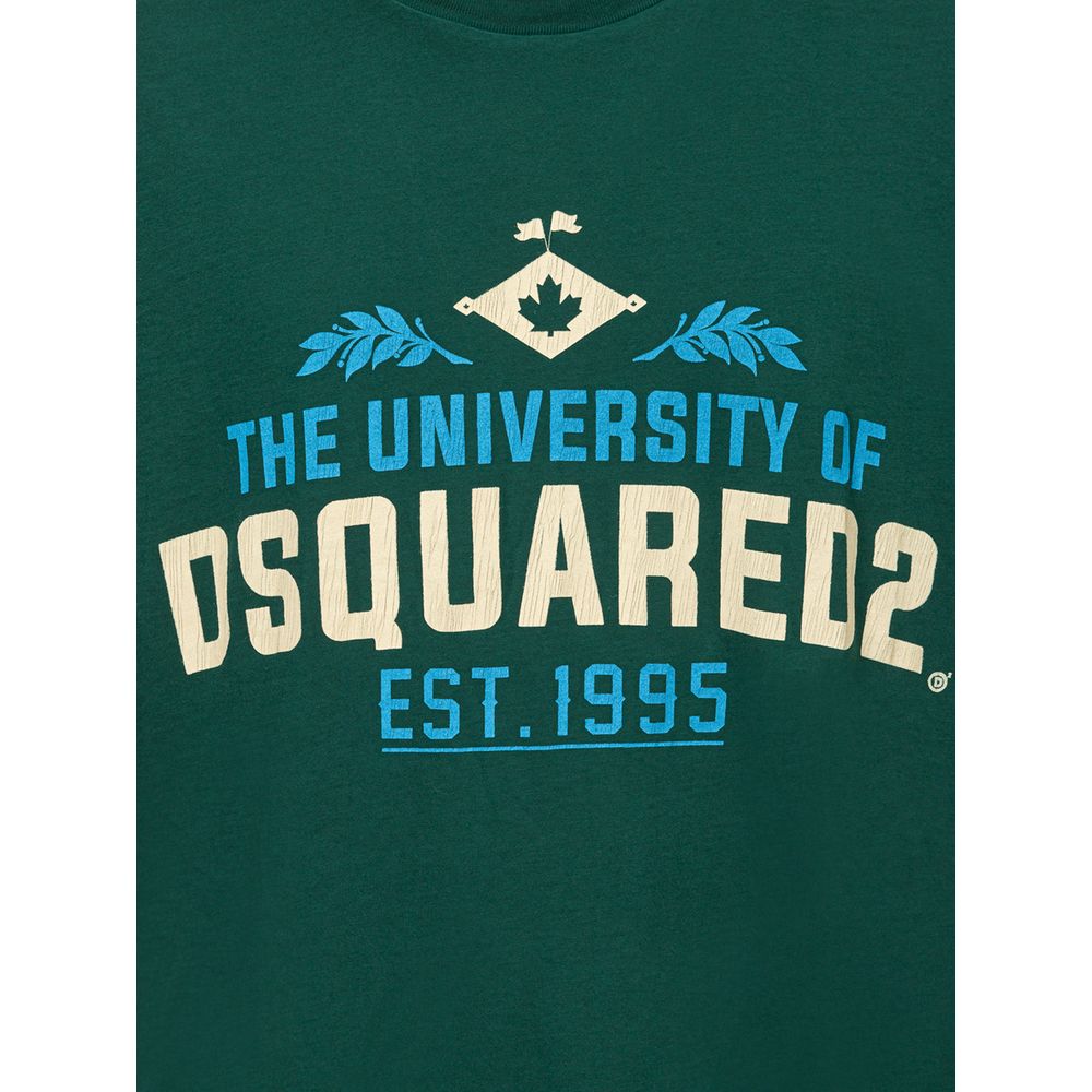 Green Cotton T-Shirt - ventzia