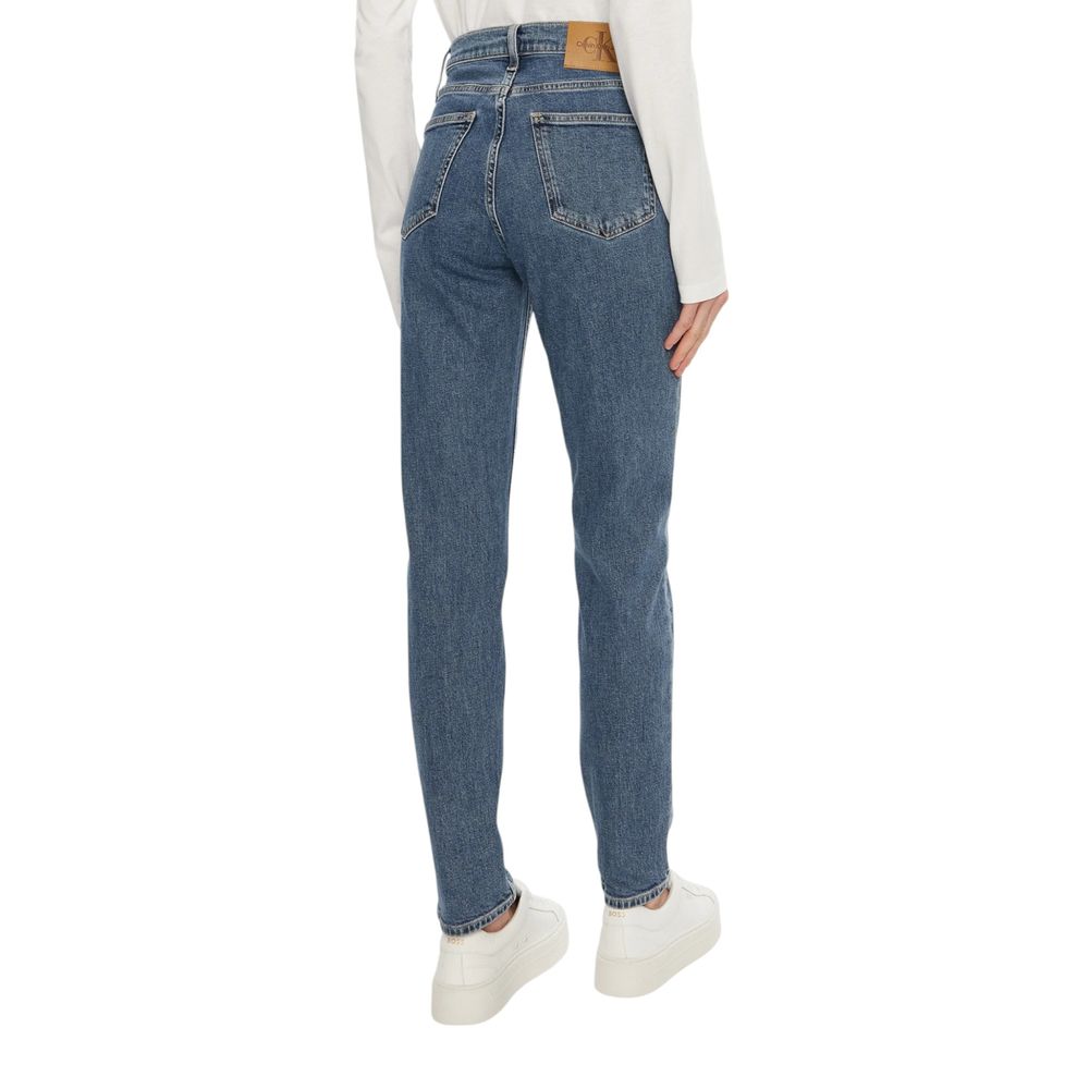 Blue Cotton Mom Jean - ventzia