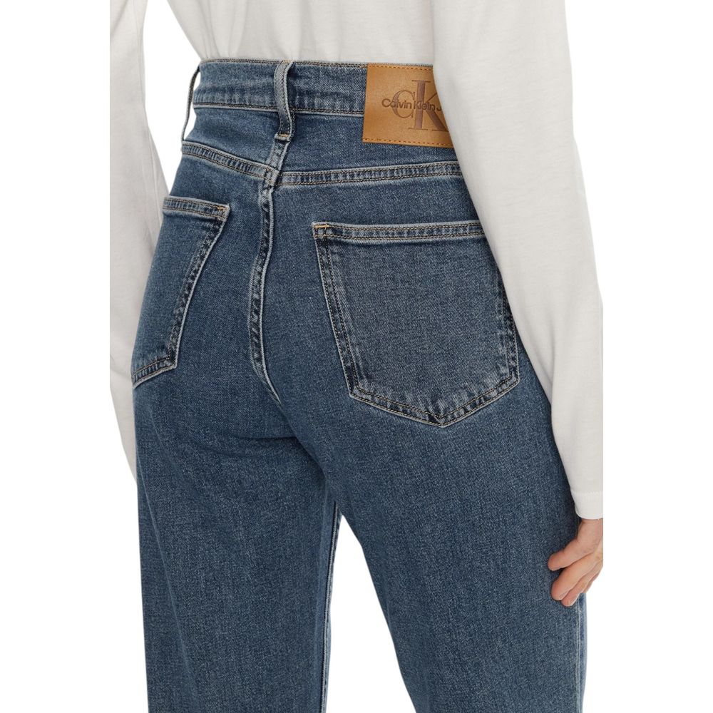 Blue Cotton Mom Jean - ventzia