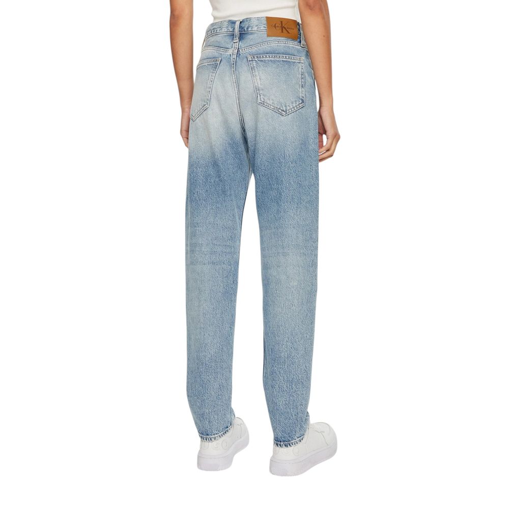 Light Blue Cotton Slim Fit Jean - ventzia